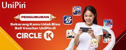 PENGUMUMAN! SEKARANG KAMU SUDAH BISA BELI VOUCHER UNIPIN DI CIRCLE K!